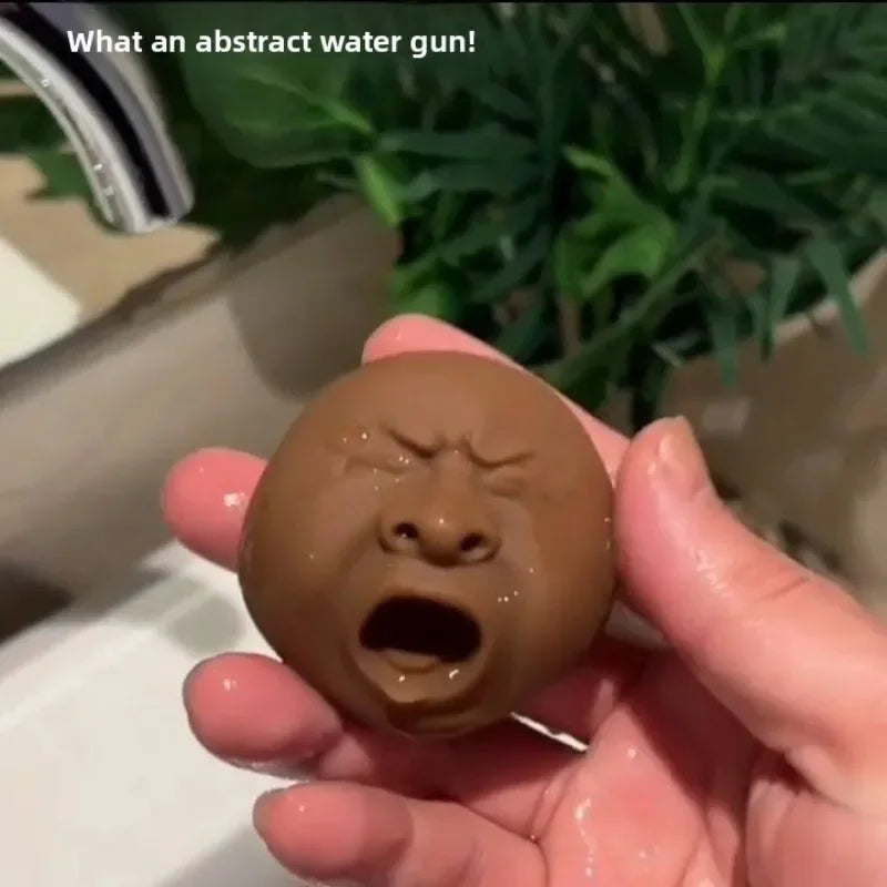 Novelty Water-Spraying Punny Figurine for Home Decor - Whimsical Gag Gift