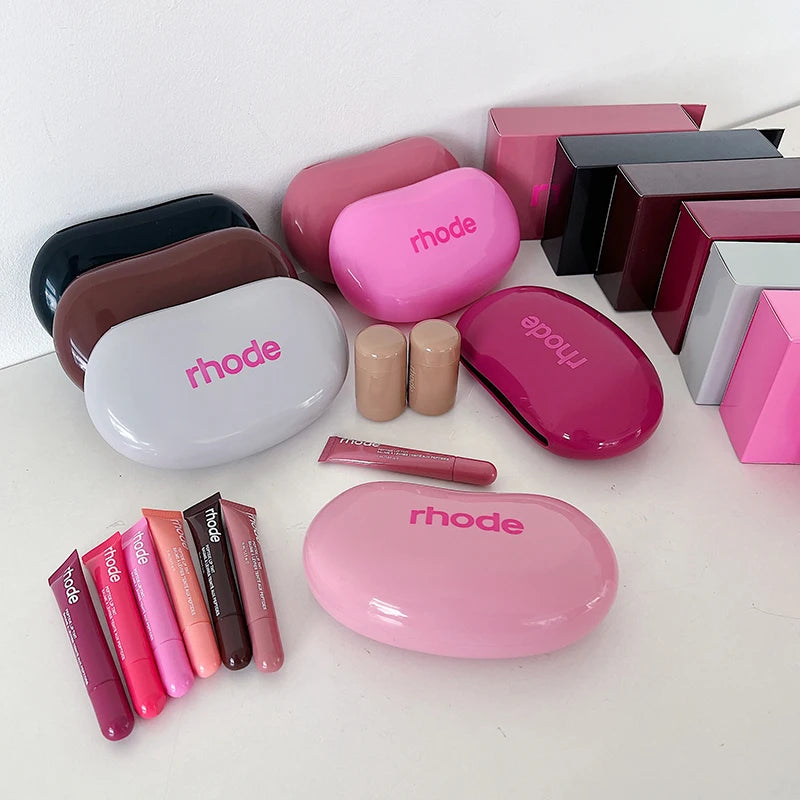 Portable Silicone Makeup Bubble Bag Sack with Contouring Stick, Cosmetic Organizer