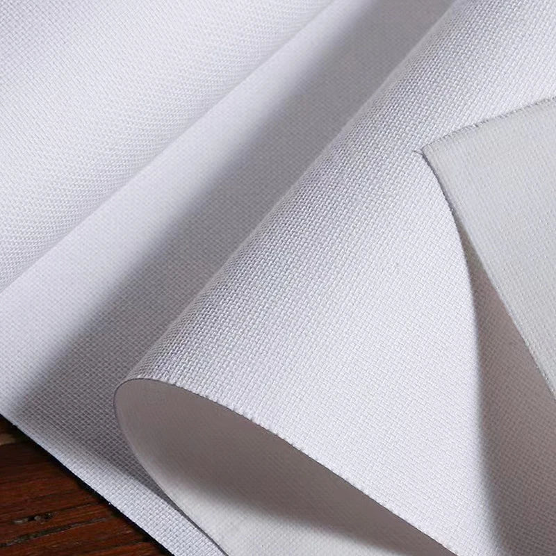 Painting Canvas Roll - Cotton, 5 Meters, Multiple Sizes for Oil & Acrylic Painting