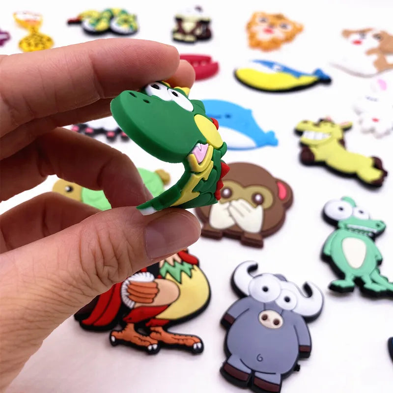 Cute Cartoon Animal Refrigerator Magnets - Kids Magnetic Letters & Numbers Set