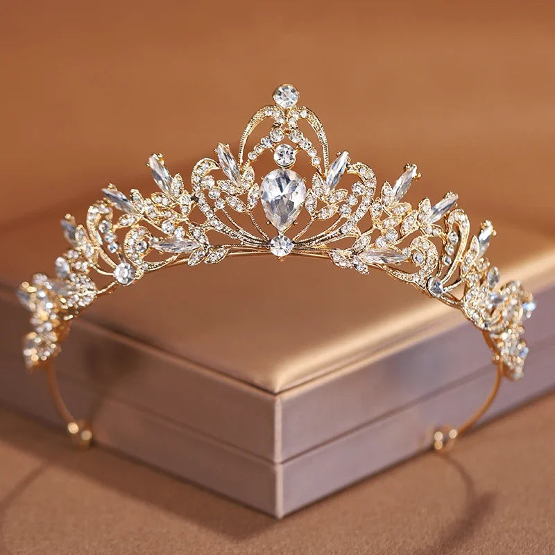 Bridal Tiara Headpiece for Wedding & Special Occasions - Full Classic Design