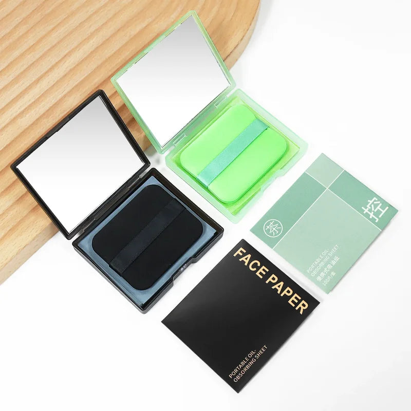 Oil Absorbing Facial Blotting Papers - Portable Summer Face Makeup Refreshing