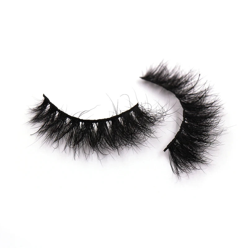 Reusable 3D Mink False Eyelashes - Fluffy Layered Natural Look