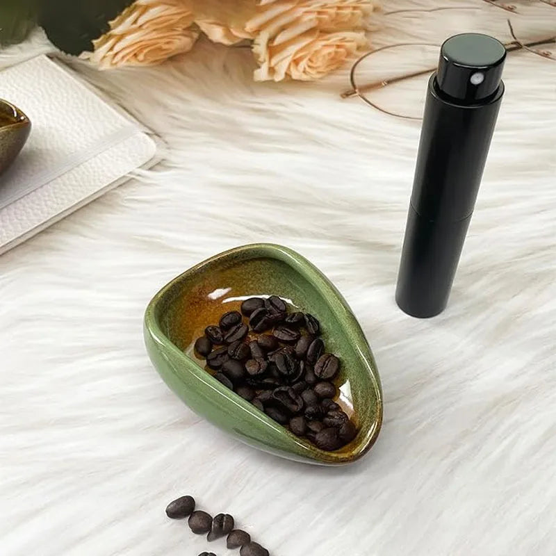 Coffee Bean Spray Bottle Anti-Flying Powder & Static Ultrafine Refillable Sprayer