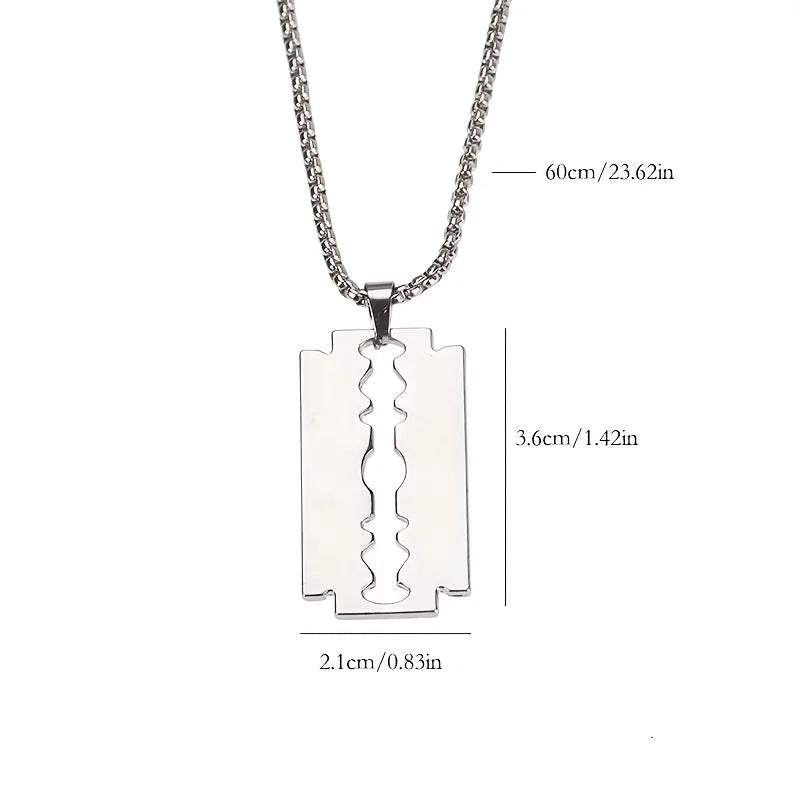 Titanium Steel Personalized Pendant Necklace Hip-Hop Punk Trend Chain for Party & Gifting