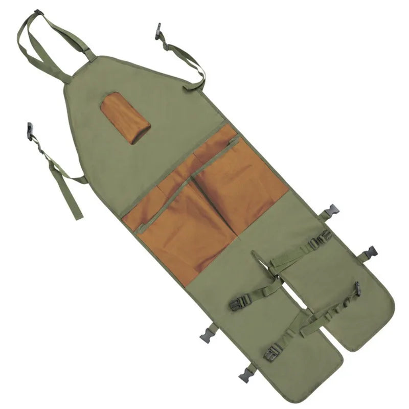 Gardening Apron with Multiple Pockets and Leg Protection for Outdoor Work