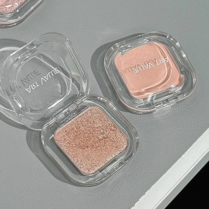 Single Color Eyeshadow Palette - Long-Lasting Matte & Shimmer Finish, No Fallout, Multi-Color Makeup