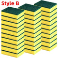 Double-Sided Absorbent Cleaning Sponge Brush for Kitchen Grease Rust Removal
