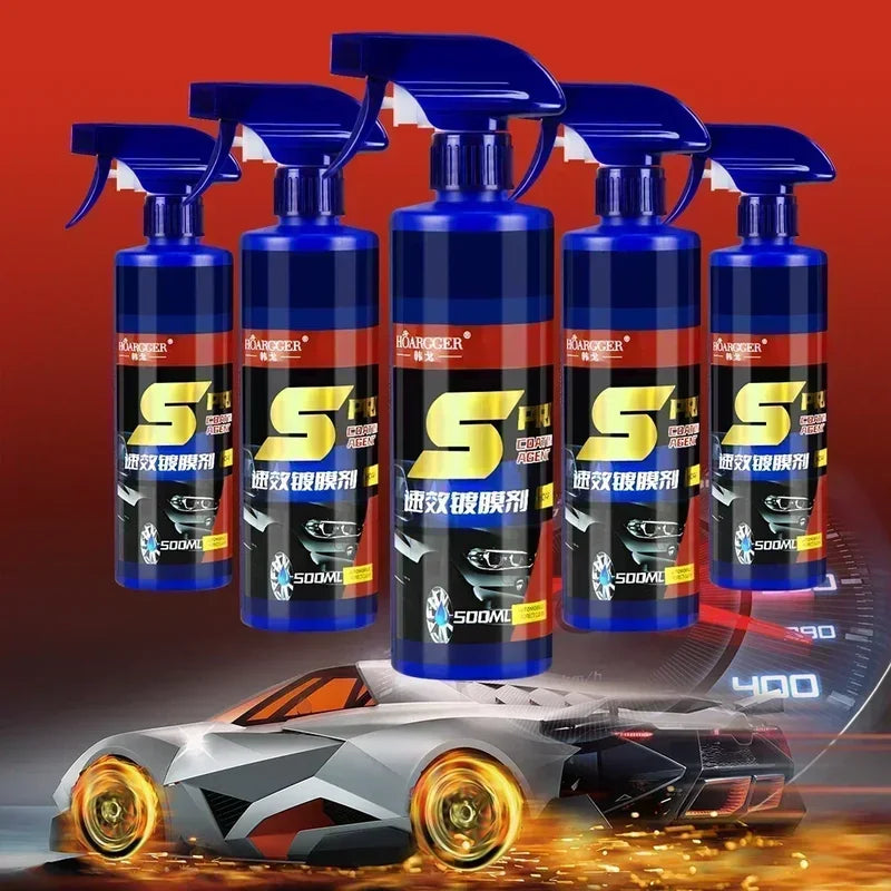 500ml 3-in-1 Car Ceramic Coating Spray Hydrophobic Wax Polish Repair