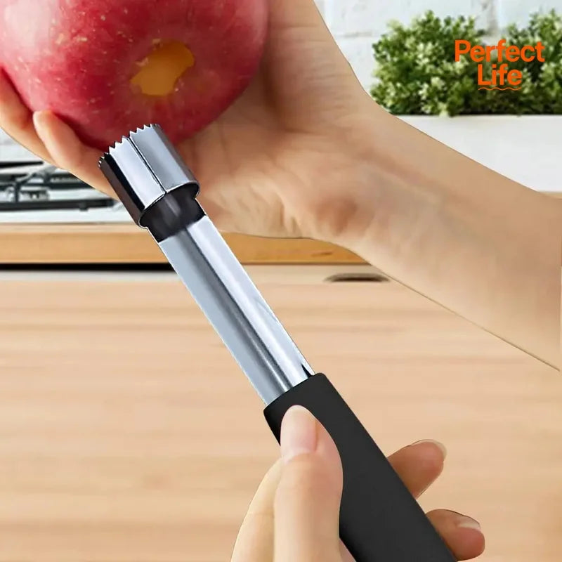 Fruit Corer and Pitter Tool for Apples Pears Bell Peppers Stainless Steel Kitchen Gadget