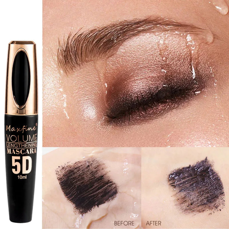 3D Waterproof Eye Black Stick - Smudge-Resistant, Durable, Thick & Curly Finish