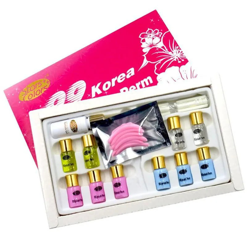 Eyelash Lift Kit with Silicone Rollers & Adhesive for Professional Lash Perming