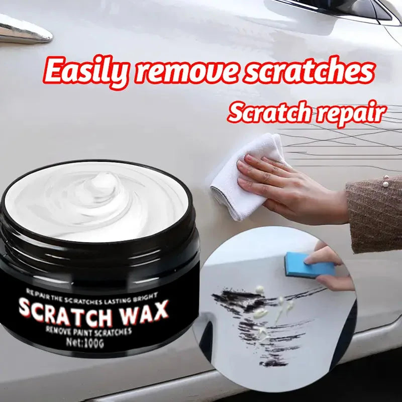 Car Scratch Wax - Swirl Remover & Gloss Enhancer for All Paint Colors