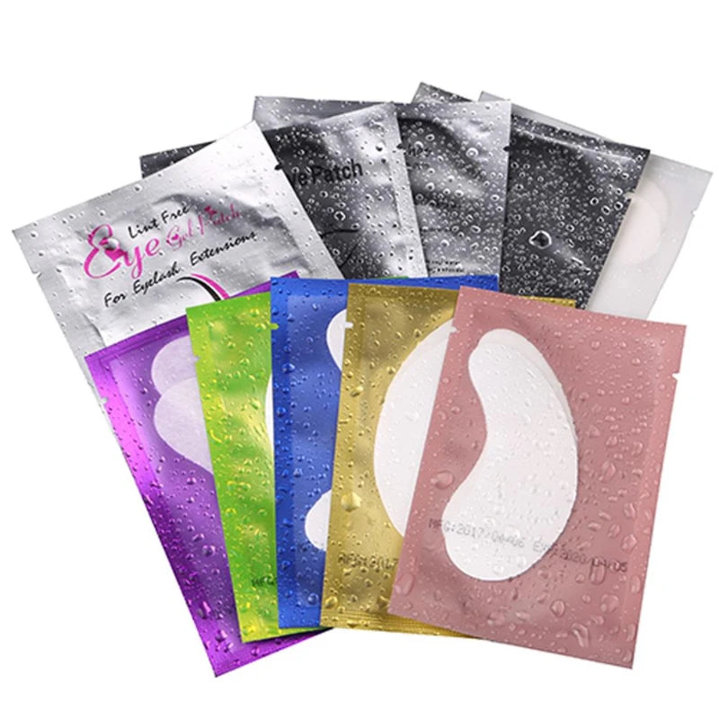 Eyelash Extension Under Eyelid Patches 50 Pairs Lash Building Stickers for False Lashes
