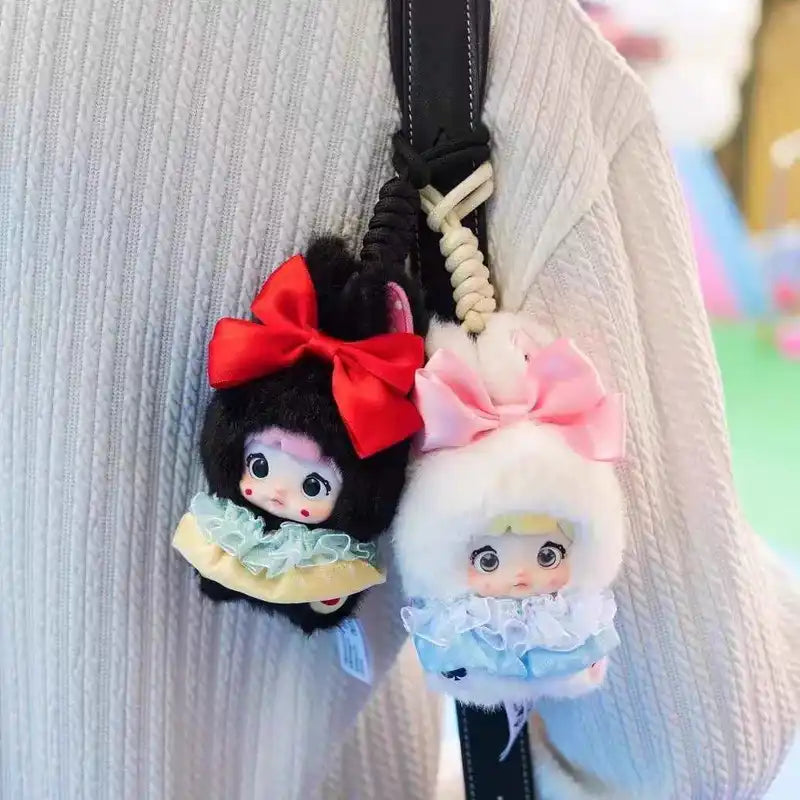 Fairy Tale Town Plush Toy Pendant Backpack Keychain Gift for Girlfriend Family Friends
