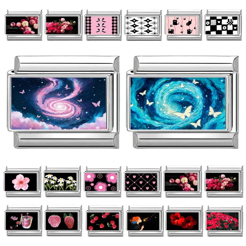 Women's Jewelry Charms Beads Links for DIY Bracelets - Multiple Colors