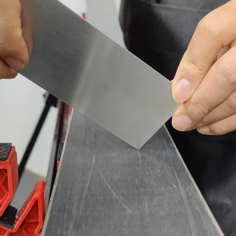 Ski & Snowboard Wax Scraper Stainless Steel Notch Tool for Removing Excess Wax