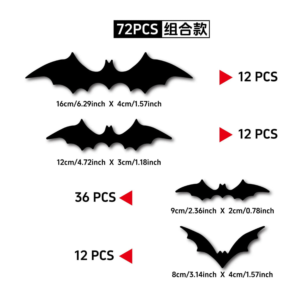 Halloween Bat Wall Light Decor LED Night Light for Festive Party Decoration