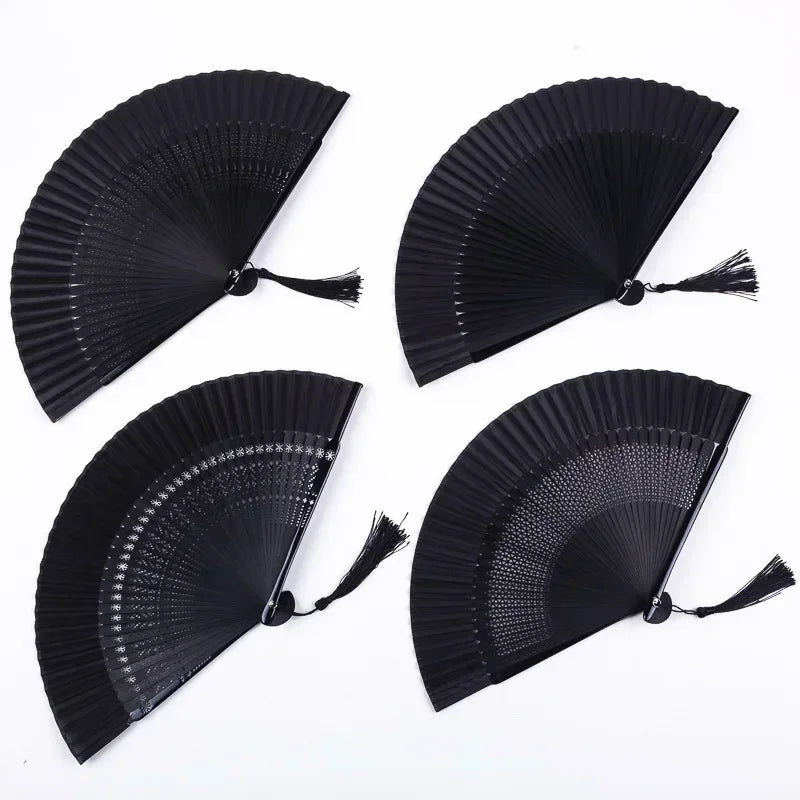 Chinese Style Folding Fan for Women - Classical Dance & Craft Accessories