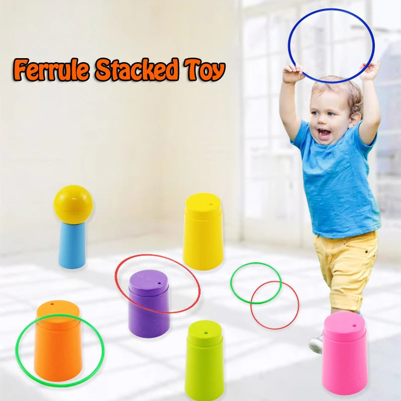 Children Throw Circle Game Stacking Toys Indoor Outdoor Parent-Child Interactive Gift