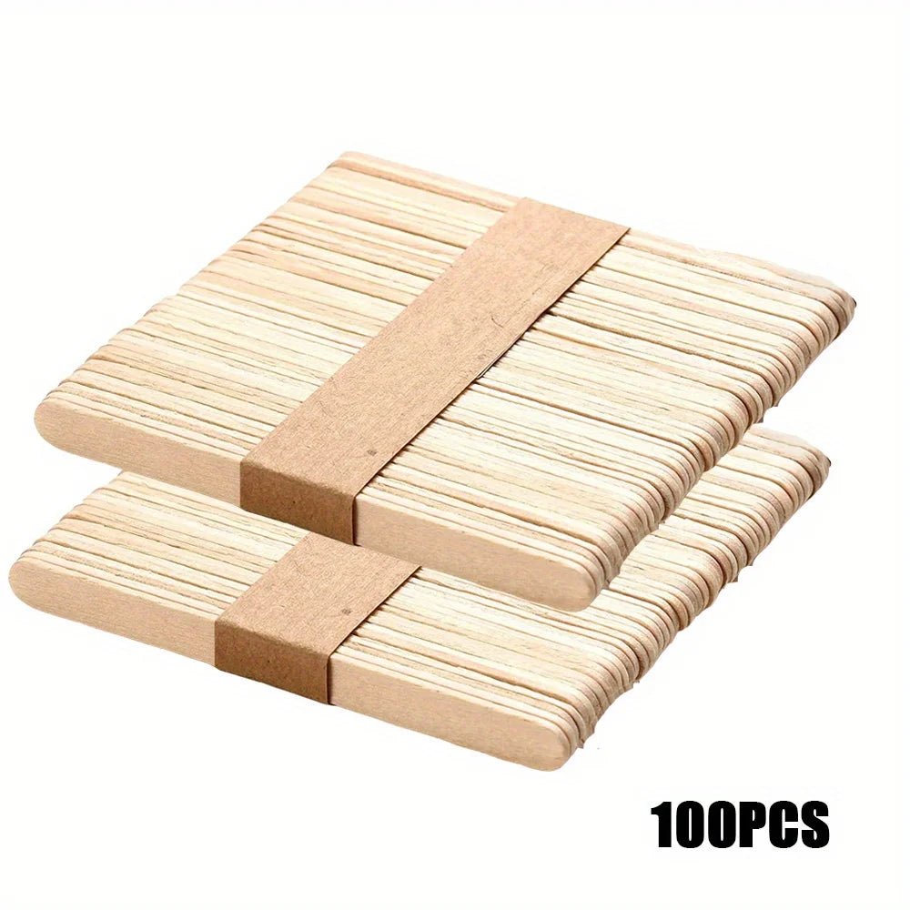 Disposable Waxing Stick Set for Hair Removal - Body & Facial Use