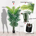 Artificial Palm Tree with Realistic Touch for Indoor & Outdoor Decor - 4/5/6 FT