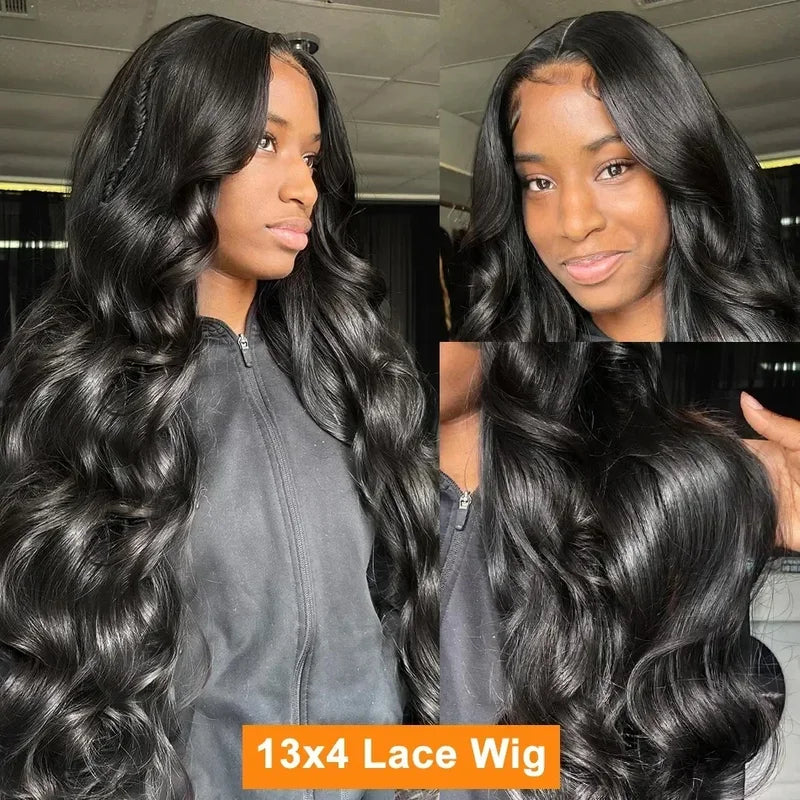 Human Hair Lace Front Wigs 13x4 13x6 Body Wave HD Lace Frontal 40-44 Inch