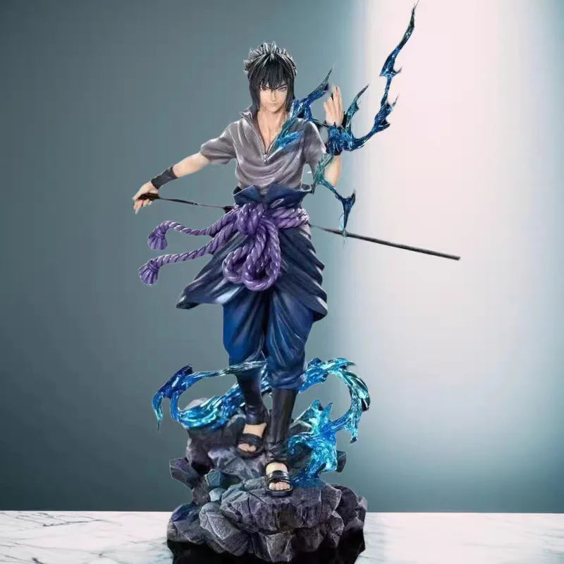 Anime Action Figure - Naruto & Sasuke PVC Collectible Toys - Multiple Colors