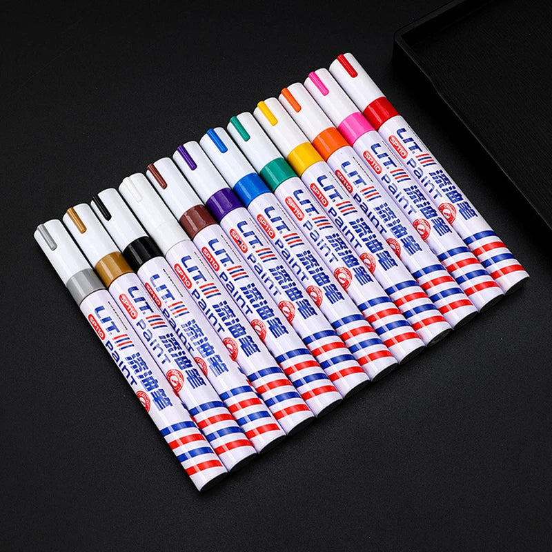 Car Paint Scratch Repair Pen for Coats, Touch Up & Oily Marks - Waterproof Paint Pencil