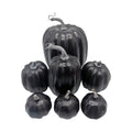 7-Piece Artificial Pumpkin Decor Set for Fall and Halloween Indoor Holiday Decorations