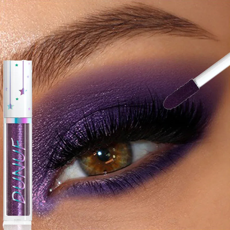 24-Color Liquid Eyeshadow Stick Metallic Glitter Waterproof Stage Makeup