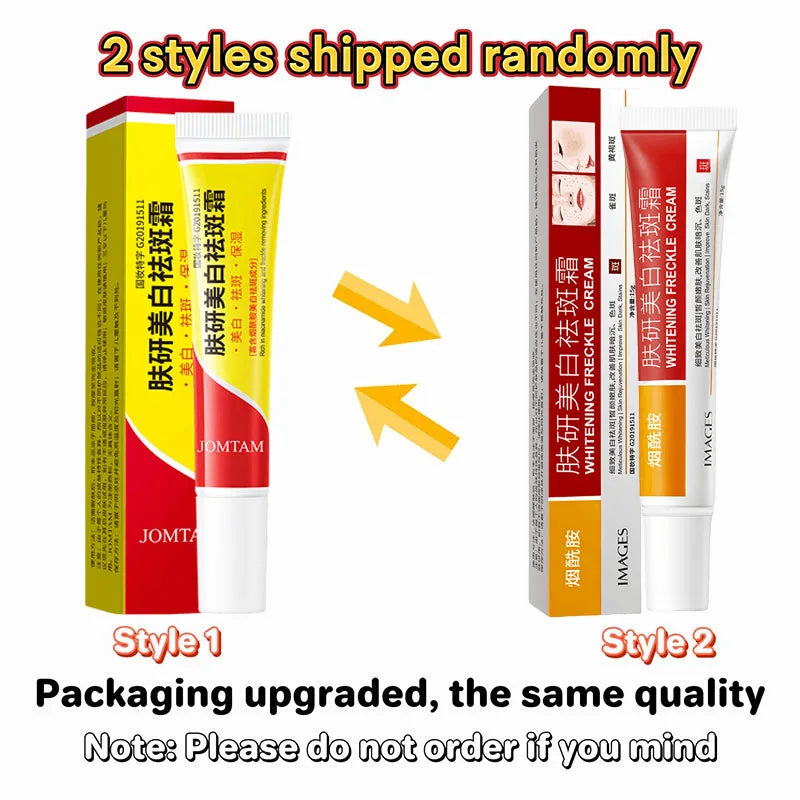 Whitening Freckle Cream for Face Brightening & Melasma Reduction - Niacinamide Skin Care