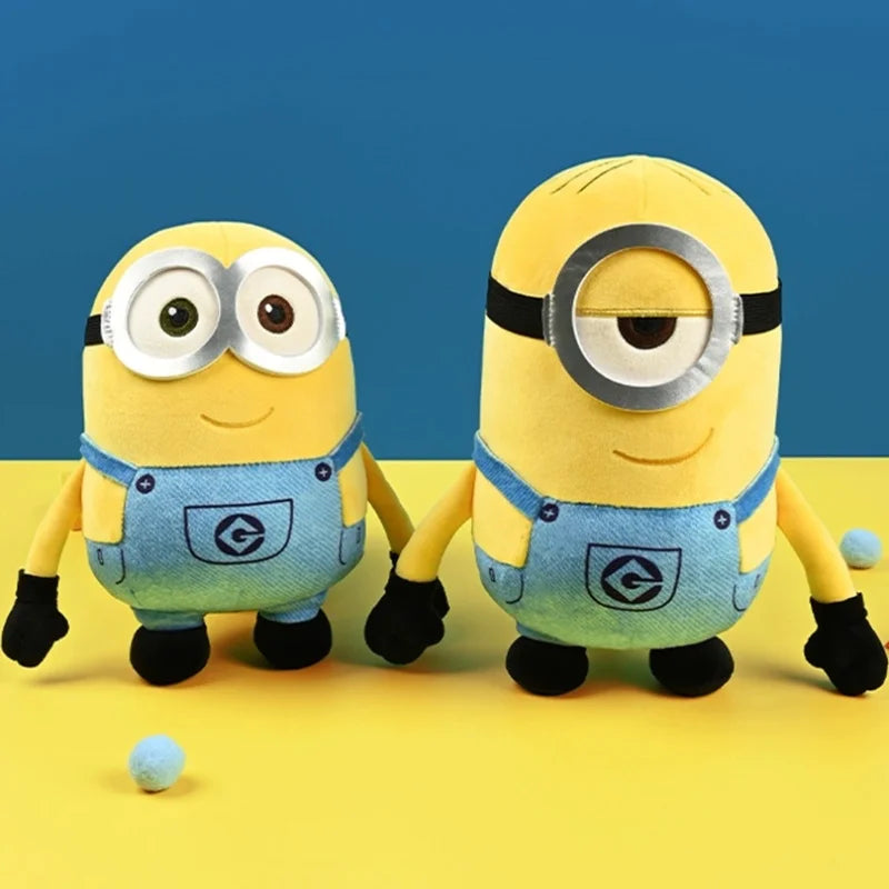 Minions Movie Characters Plush Toys - Soft Collectible Dolls for Kids & Fans