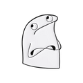 Funny Cartoon Cat and Flork Enamel Pins Set - Cute Brooches for Friends