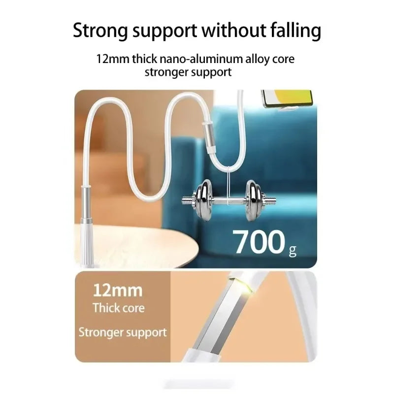Flexible Mobile Phone Holder Stand for Bed Desk Desktop Mount Compatible with iPhone Samsung Xiaomi