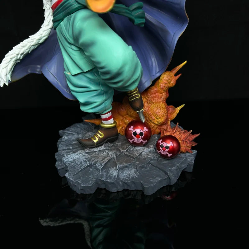 26cm PVC One Piece Buggy The Man of the Grand Line Anime Figure Model Statue