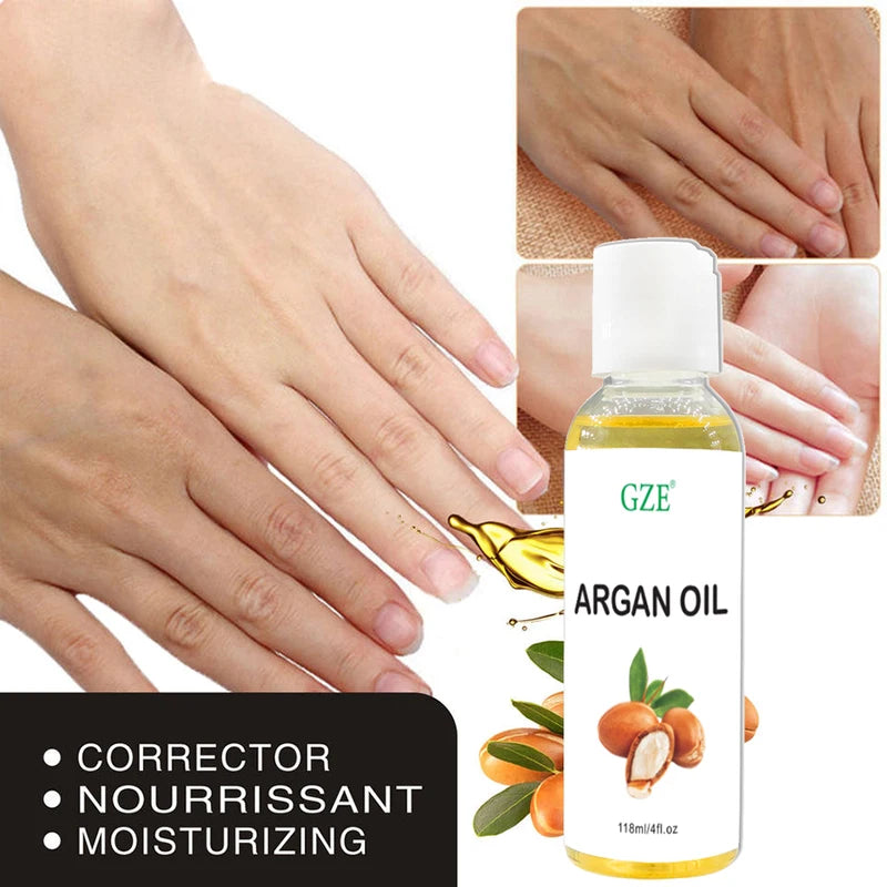 Organic Moroccan Argan Oil for Skin & Hair - Cold Pressed Moisturizer 100% Pure