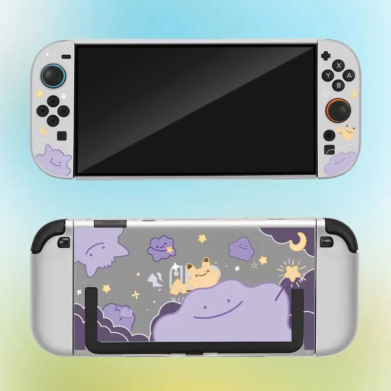 Matte Hard Shell Protective Case for Nintendo Switch 2 Joy Con - Ditto Pattern