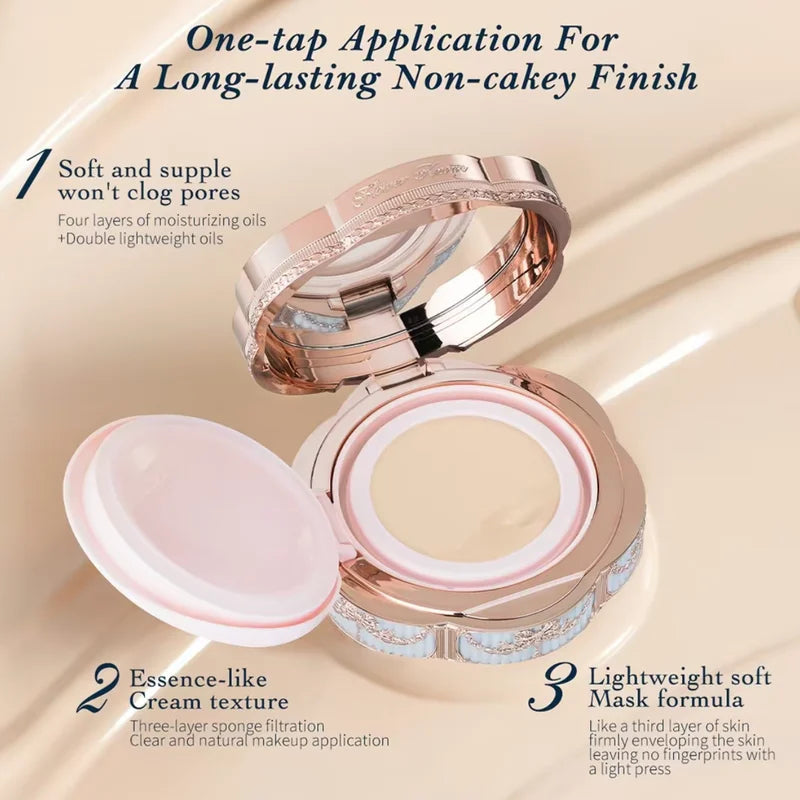 Hydrating Flower Knows Bunny Garden Cushion Foundation - Flawless, Long-Lasting Natural Makeup Base