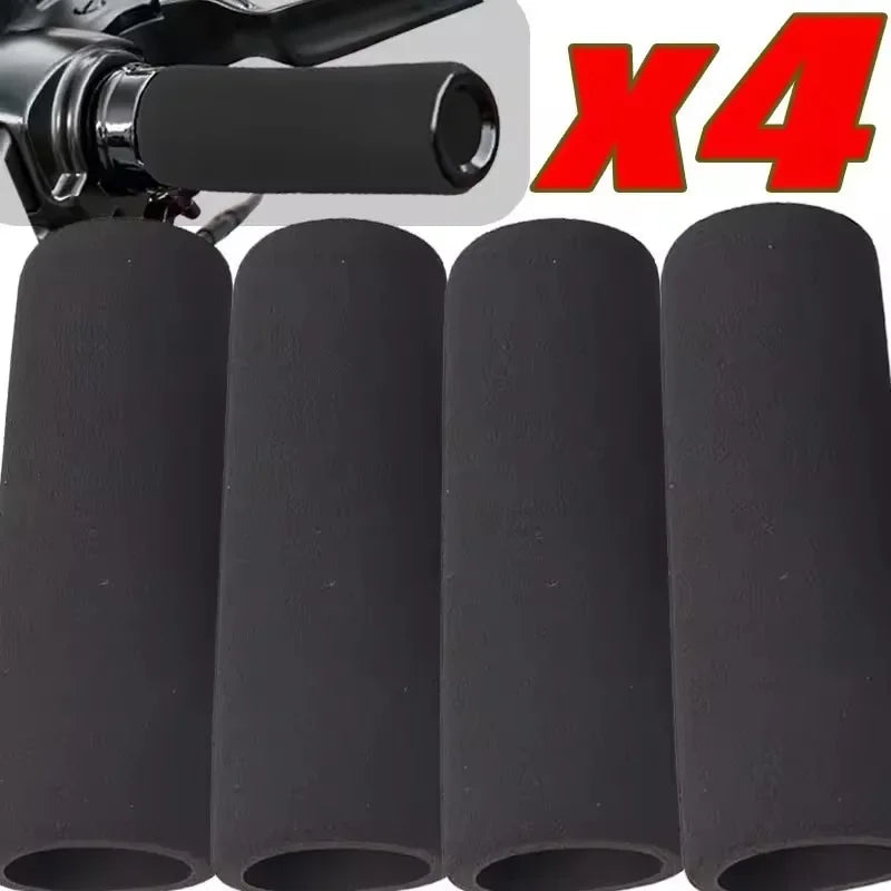 Universal Soft Foam Handlebar Grips for Motorbike Motorcycle Anti-Vibration Comfort Sleeves