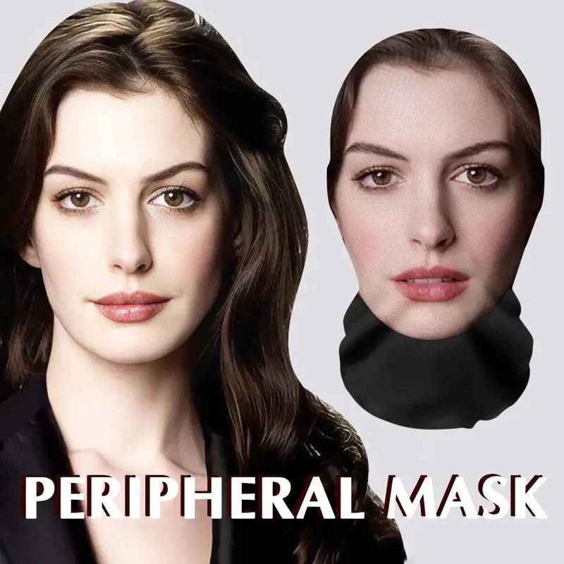 3D Printed Full Face Mask for Cosplay and Role Play - Halloween Party Prop