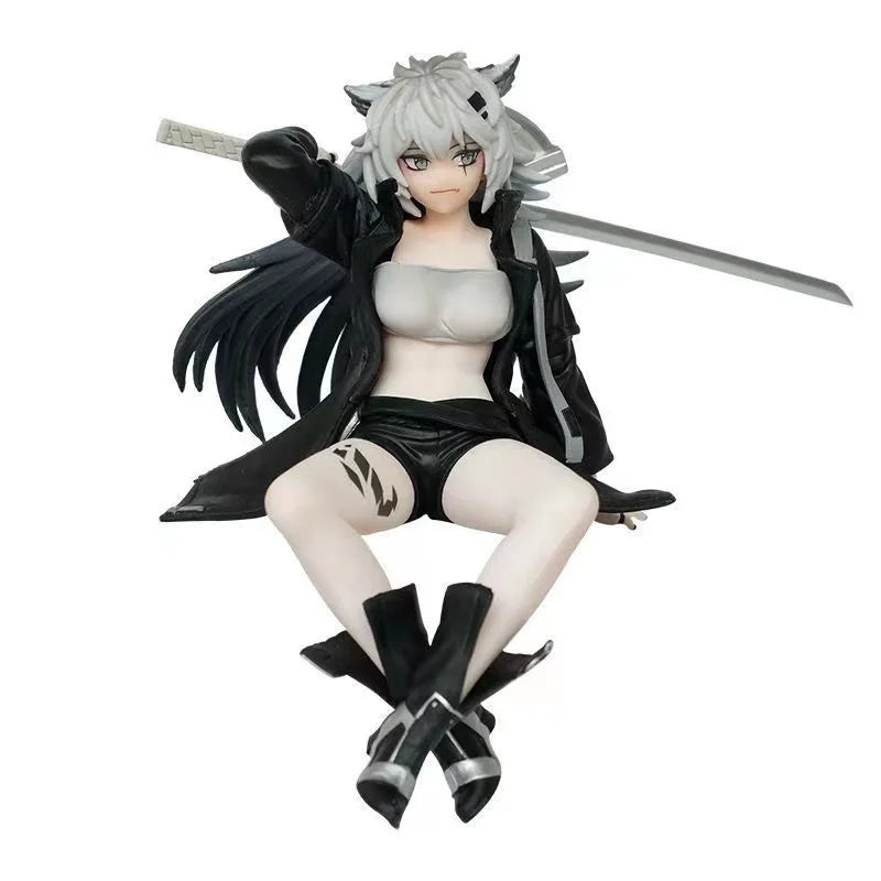 15cm Anime Arknights Amiya & Lappland PVC Action Figures Set - Kawaii Collectible Toys