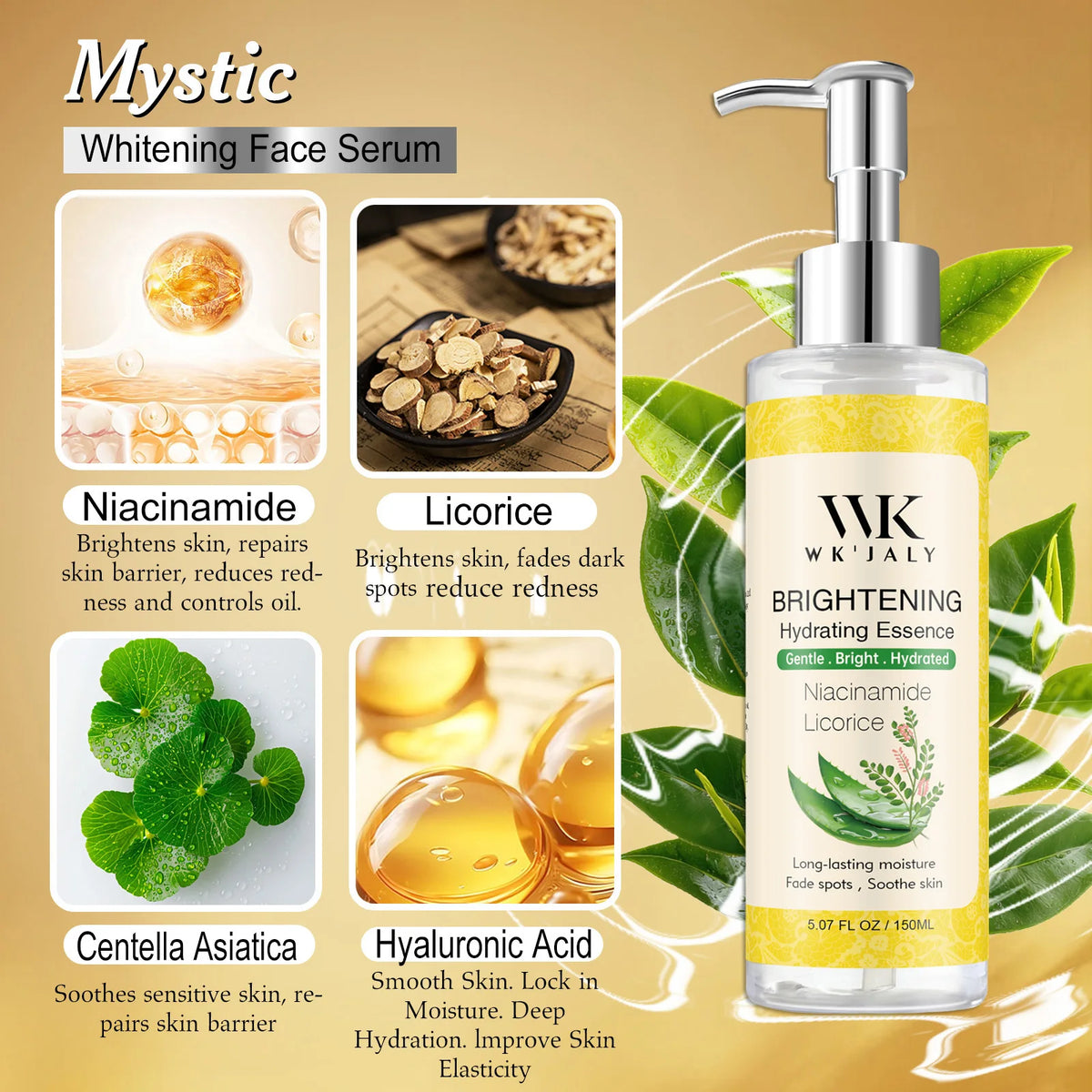 Whitening Serum for Face & Body - Fades Dark Spots & Uneven Skin Tone, 30ml/50ml Options
