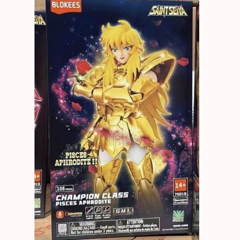 Saint Seiya Action Figures Set - Includes Gold Saints & Assembled Collectible Figurines