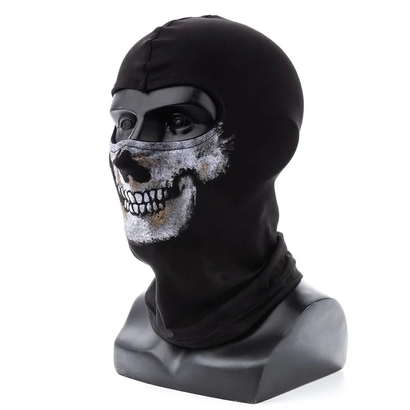 Cosplay Skull Mask Balaclava for War Games & Halloween - Ghost Face Style
