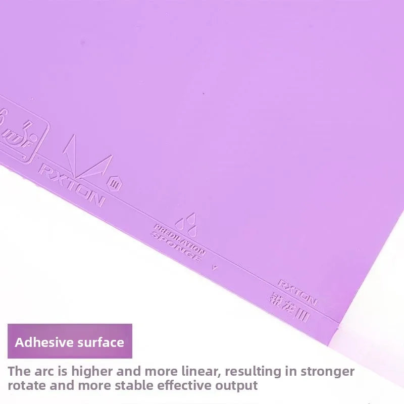 Sticky Kunlun Table Tennis Rubber Sheet - Colorful Sponge Paddle