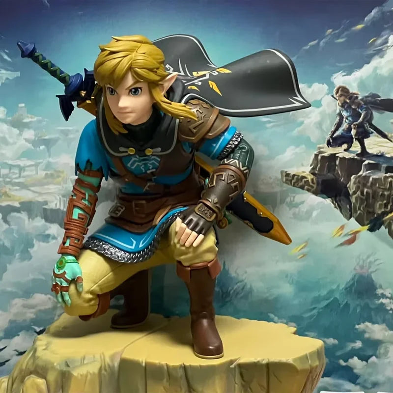 Anime Link Action Figure with Treasure Box - 12cm PVC Collectible Toy