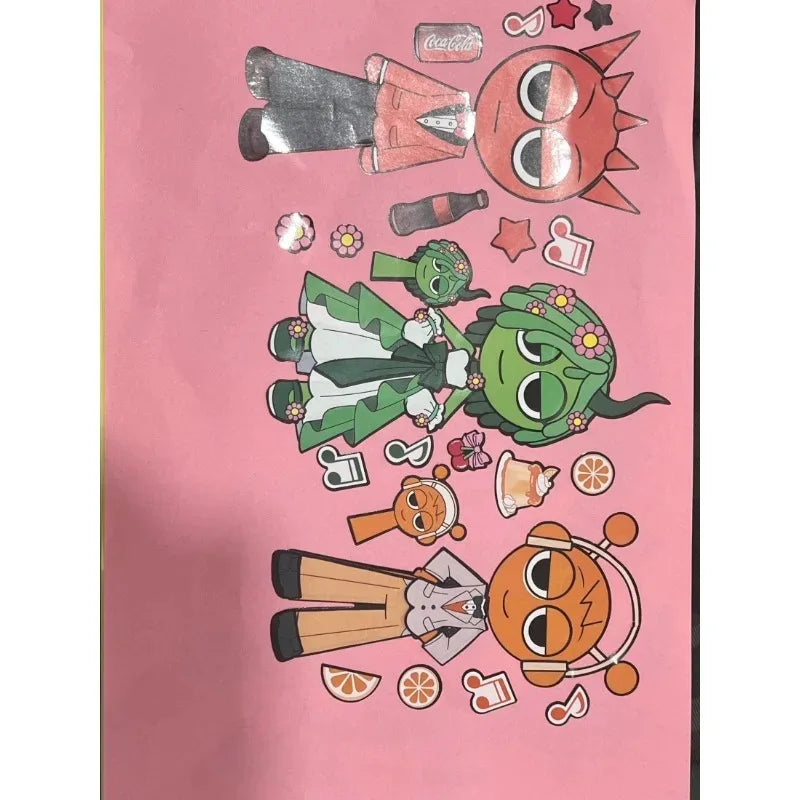DIY Cartoon Puzzle Stickers Pack for Kids Creative Art & Craft Toys