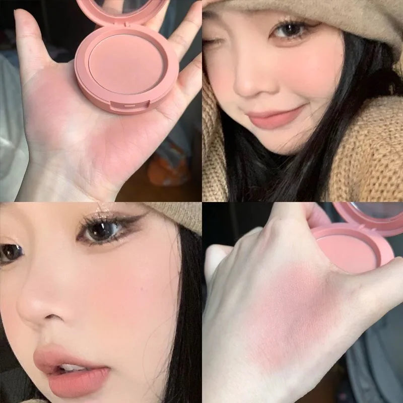 Creamy Blush for Face & Cheeks - Long Lasting Matte Natural Color Makeup