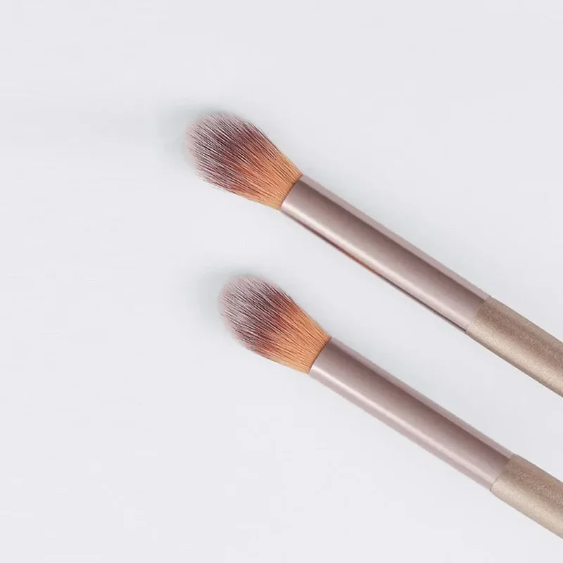 Professional Nose Shadow & Highlight Makeup Brush Set - 2 Pcs for Face Cosmetics